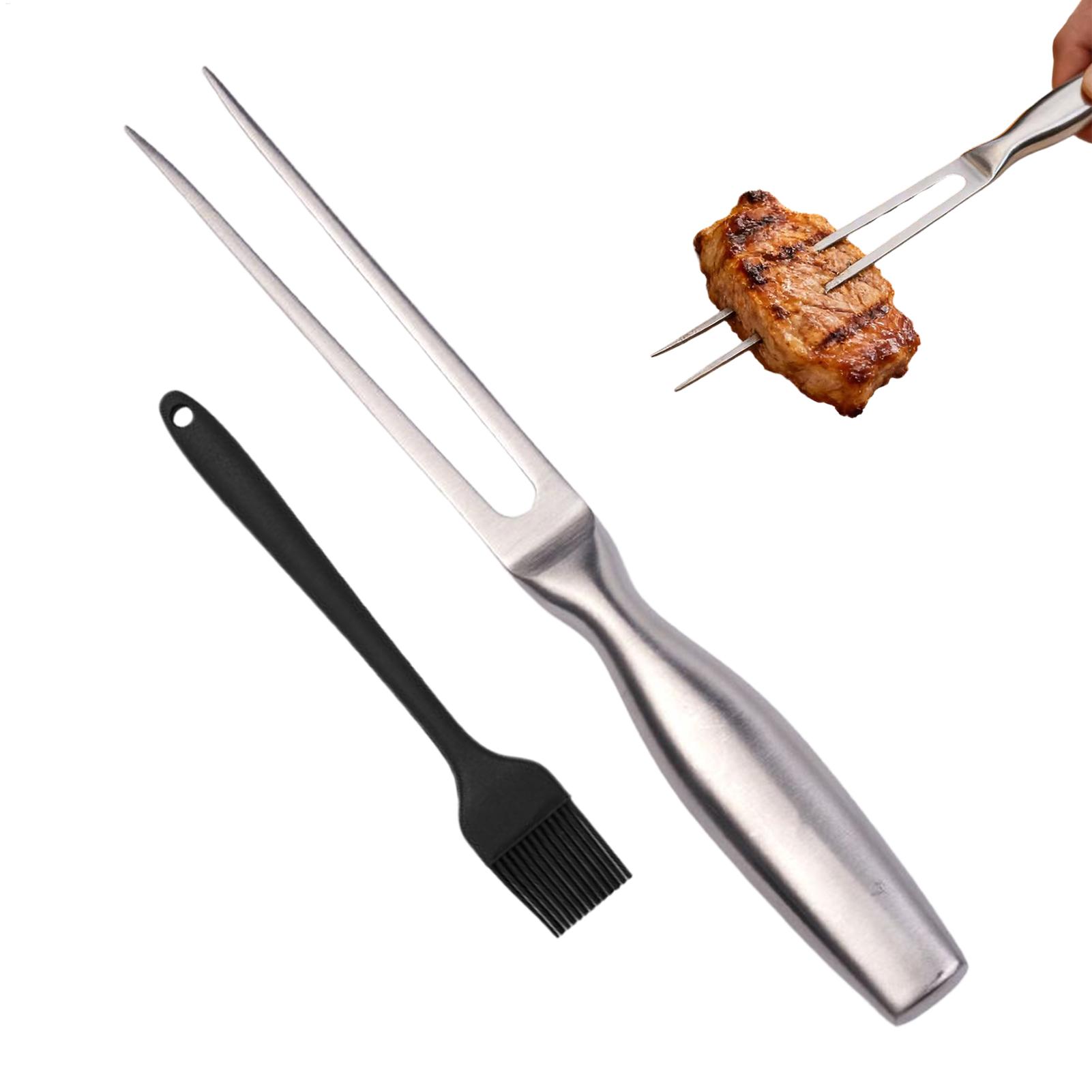 Camping Cooking And Dining Set - BBQ Grill Tool Set 5pcs Stainless