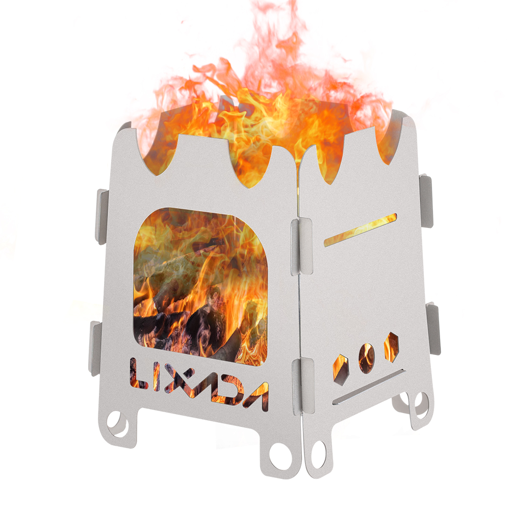 Camping Cooking Top - Lixada Titanium/Stainless steel Outdoor Camping Stove