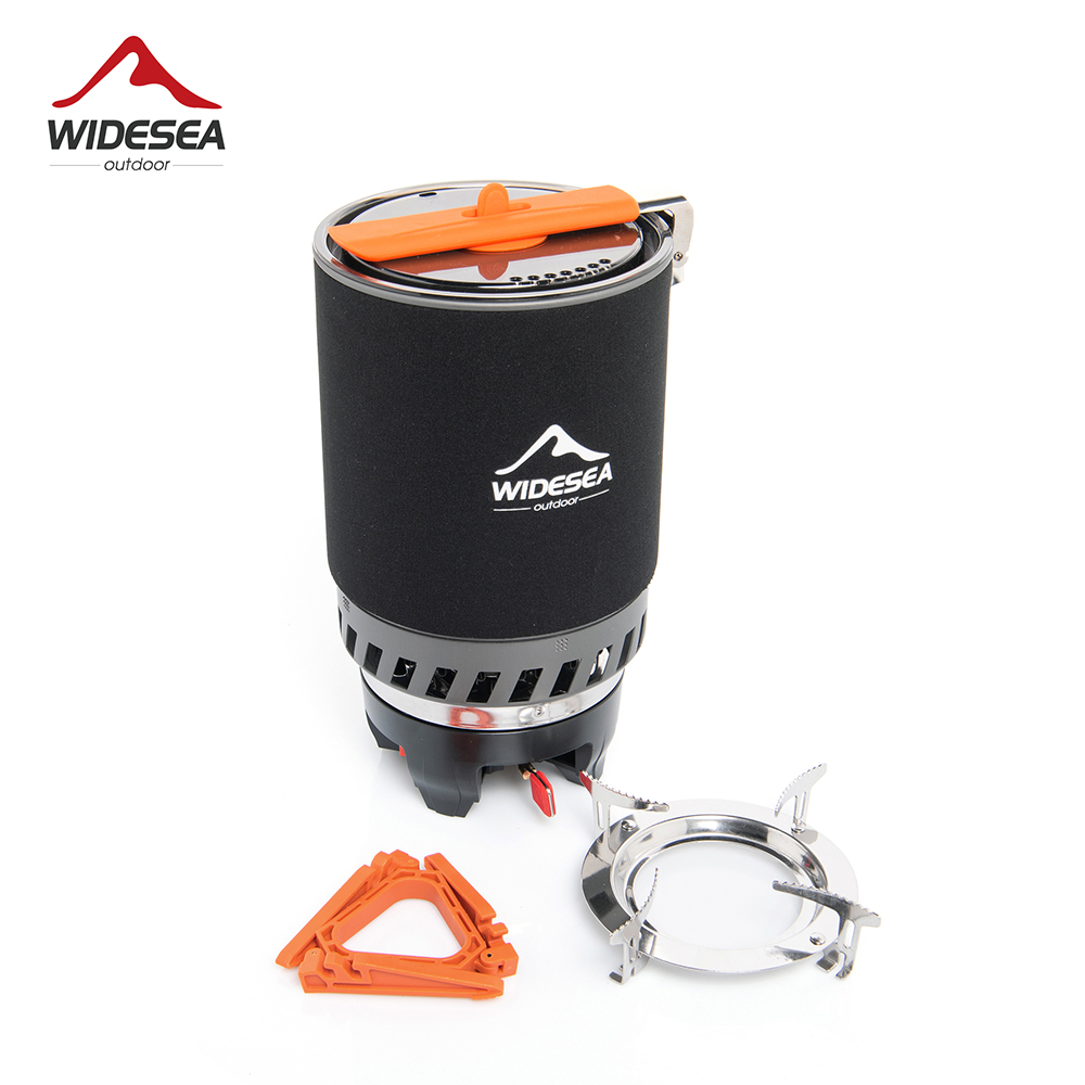 Camping Cooking Pot Set - Widesea Camping Cooking System with Heat