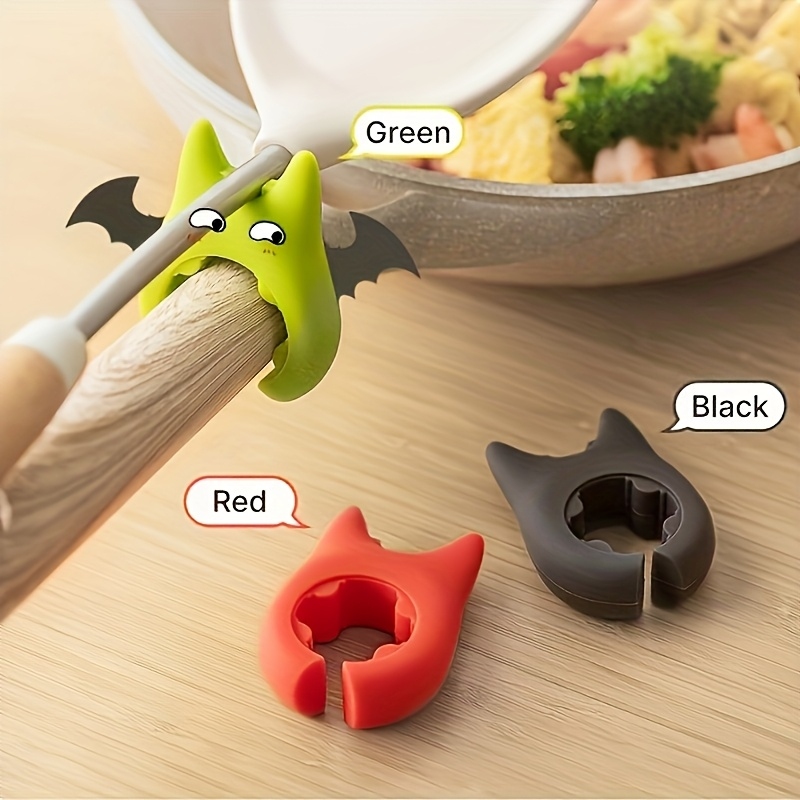 Camping Cooking Utensil Holder - Outdoor Portable Camping Silicone Spatula Holder,