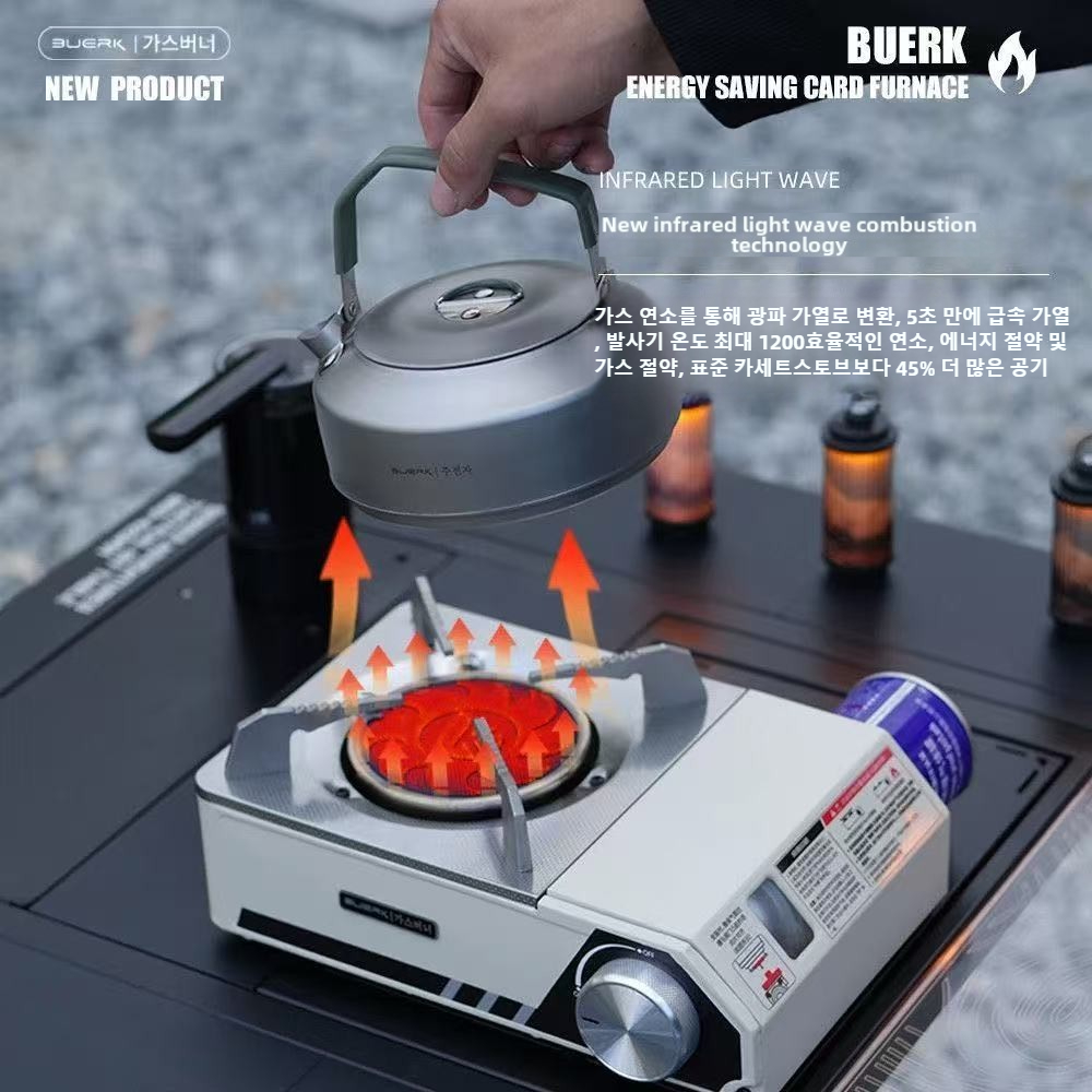 Camping Cooking Burner - BUERK 4000W Infrared Stove Portable High-Power