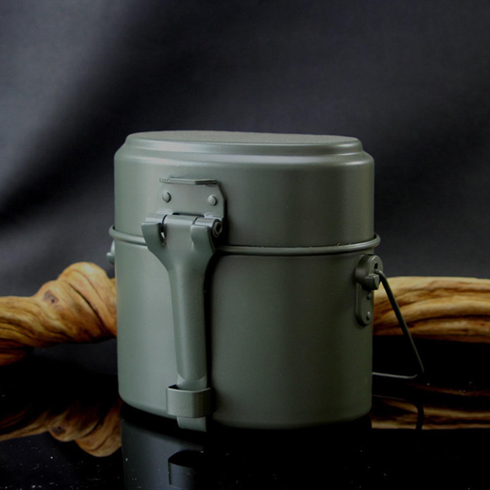 Camping Cooking Kit Box - Lunch Box Mess Kit Pot and