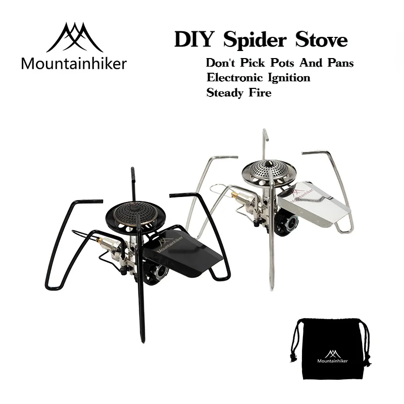 Camping Cooking Top - MOUNTAINHIKER Spider Stove Outdoor Folding Lightweight