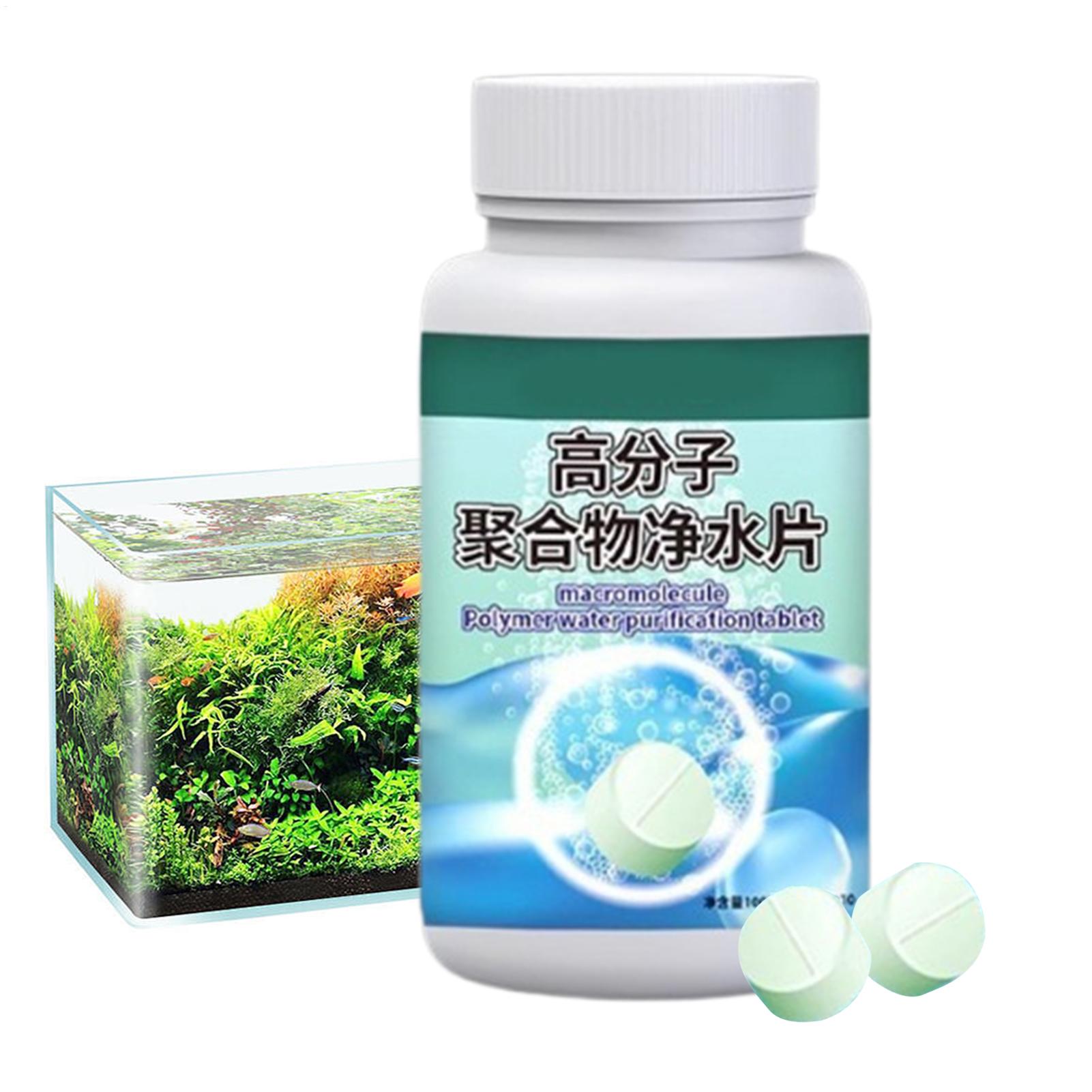 Water Purification Tablet - Fish Tank Water Clarifier Fast-Acting Purification