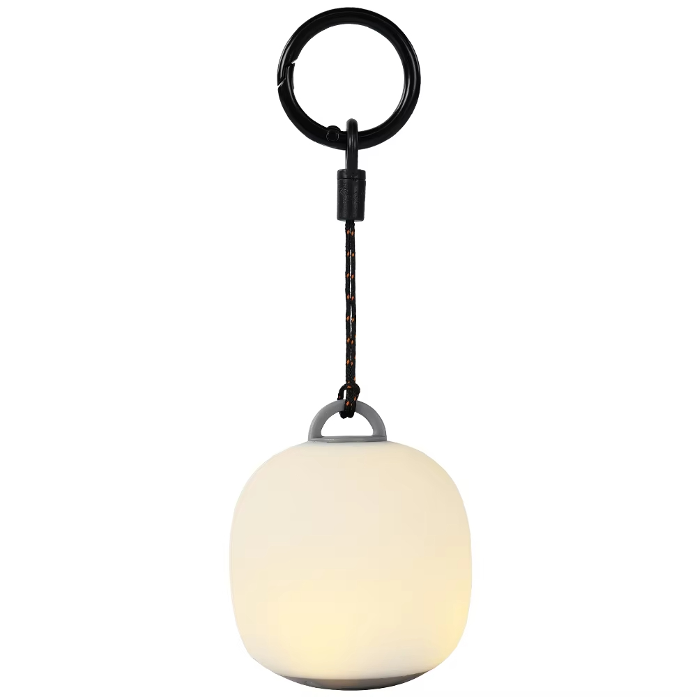 Camping Cooking Utensil Holder - Mini Egg-Shaped Squeeze Silicone Camping Lantern,