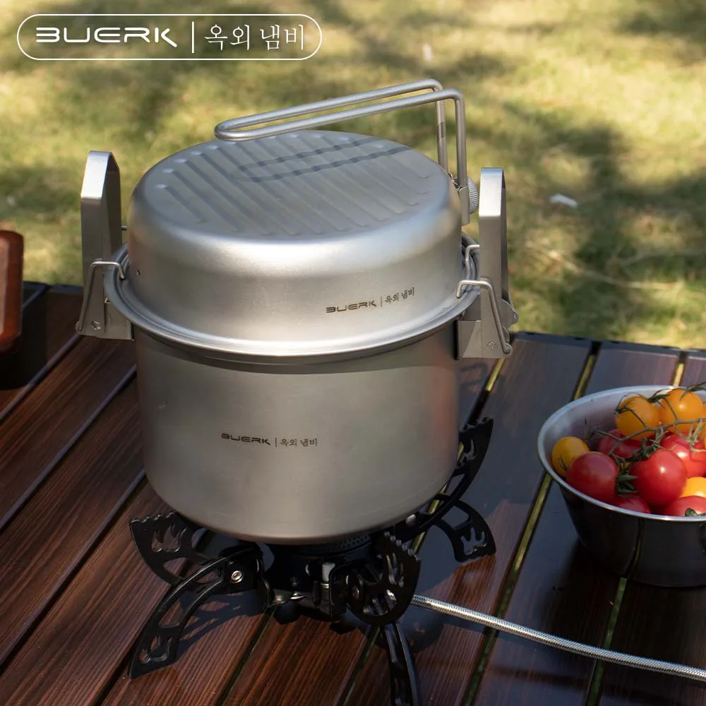 Camping Cooking Pan - Outdoor Camping Multi Functional Steaming and