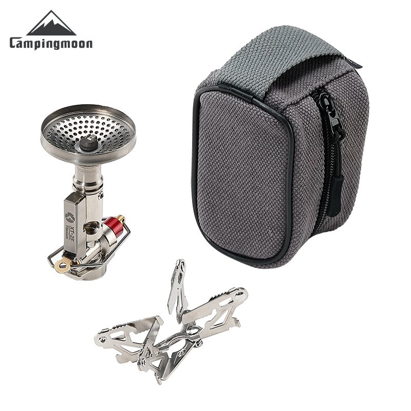 Camping Cooking Burner - CAMPINGMOON XT-2F Xuanfeng Titanium Rocket Stove