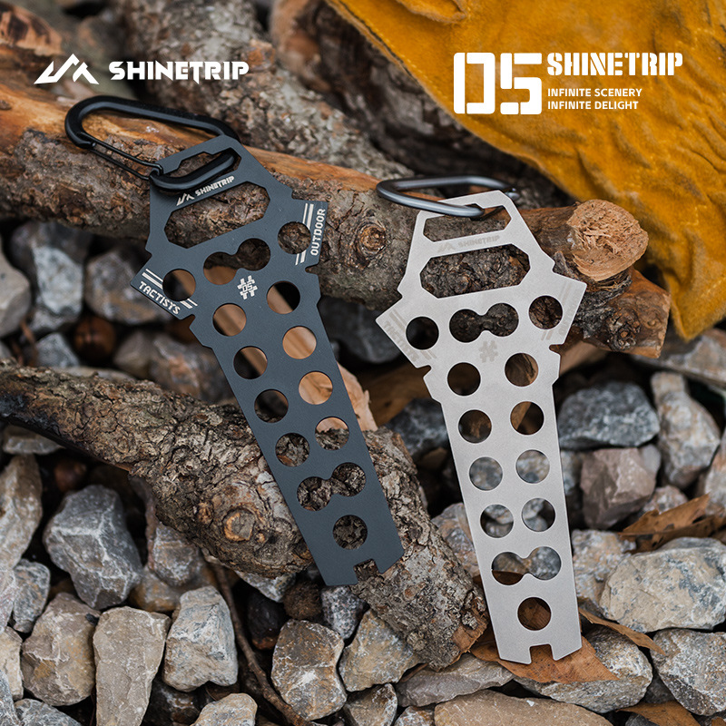 Camping Cooking Utensil Holder - ShineTrip Outdoor Ground Stake Storage Pouch