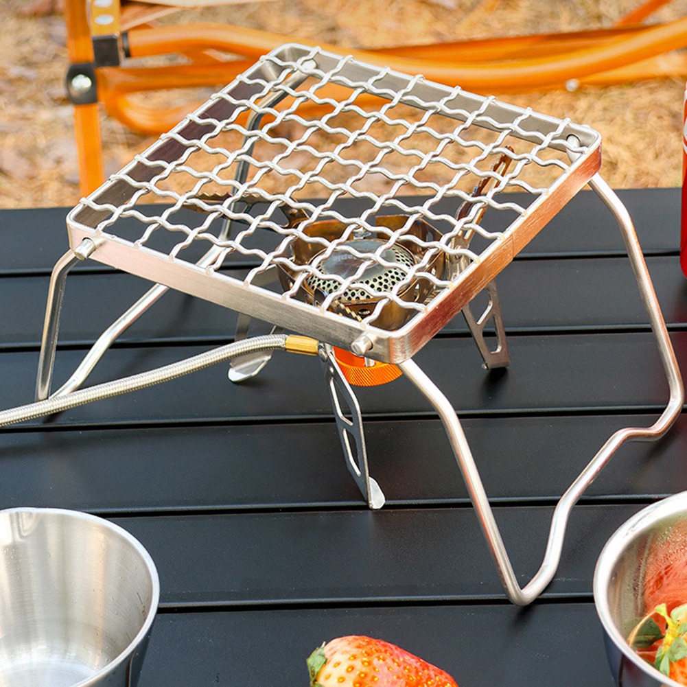 Camping Cooking Grate - HHO-Barbecue Grill Stand Tool Grill Stand