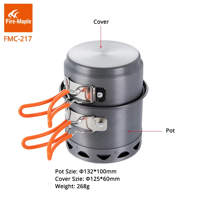 Fire Maple Camping Cookware Se - Camping Cooking Pot Set recension och pris