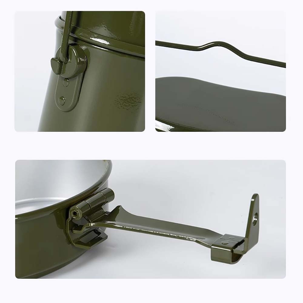 TARKA Camping Lunch Box Army C - Camping Cooking Kit Box recension och pris