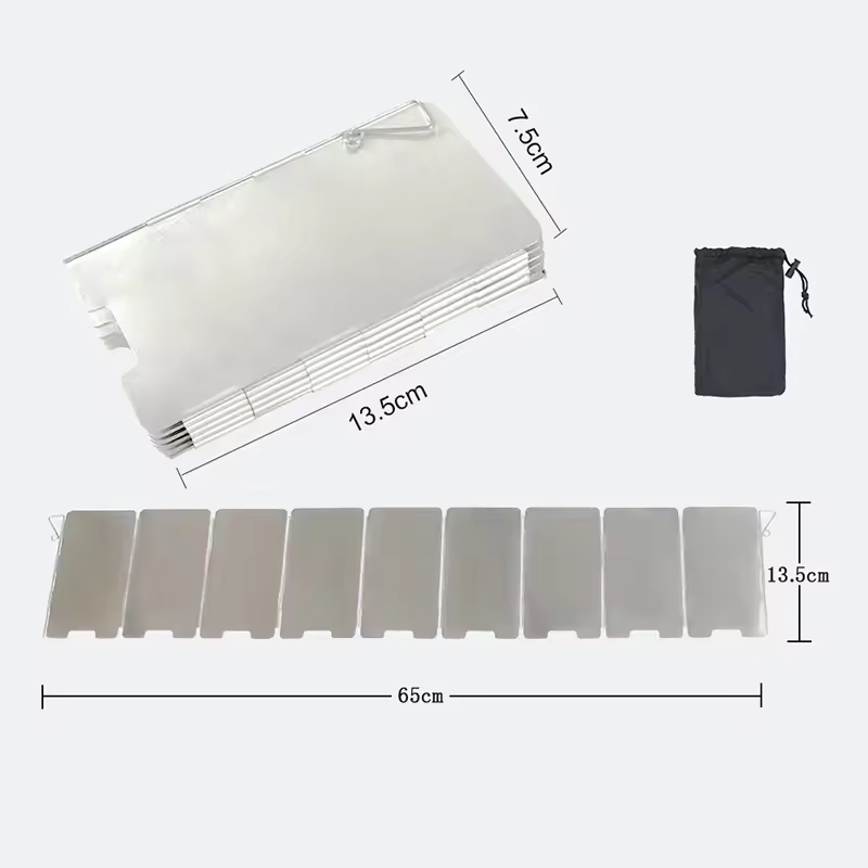 Outdoor Stove Wind Shield Camp - Camping Cooking Drawer recension och pris