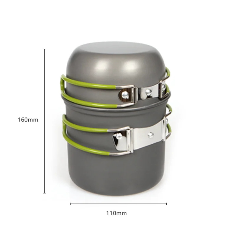 Ultralight Camping Pot Set: Ca - Camping Cooking Mess Kit recension och pris