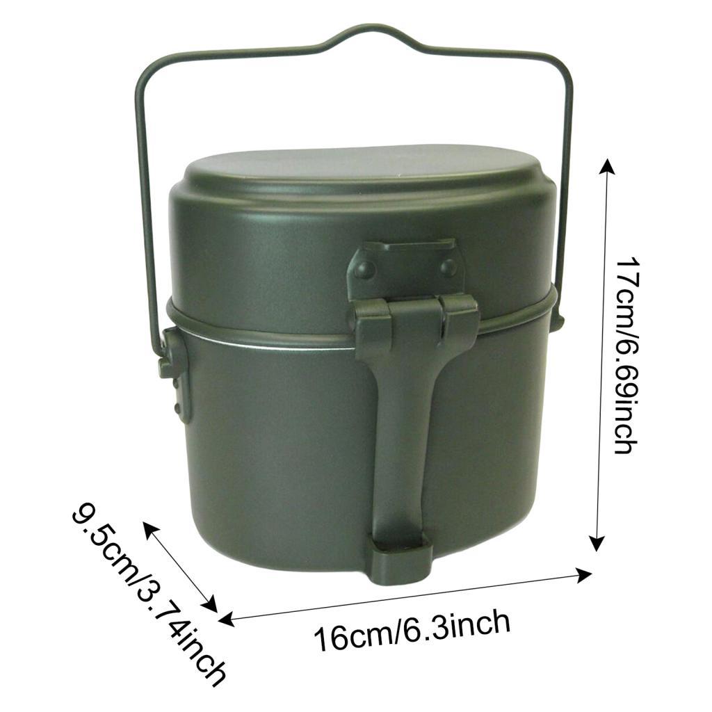 Outdoor Mess Tin Kit Camping L - Camping Cooking Kit Box recension och pris