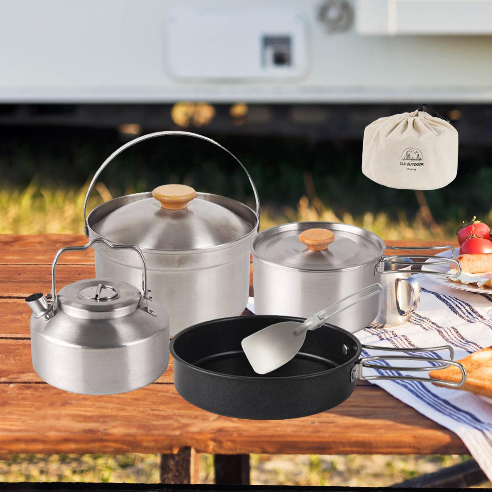 Camping Cookware Cook Gear Por - Camping Cooking Frying Pan recension och pris