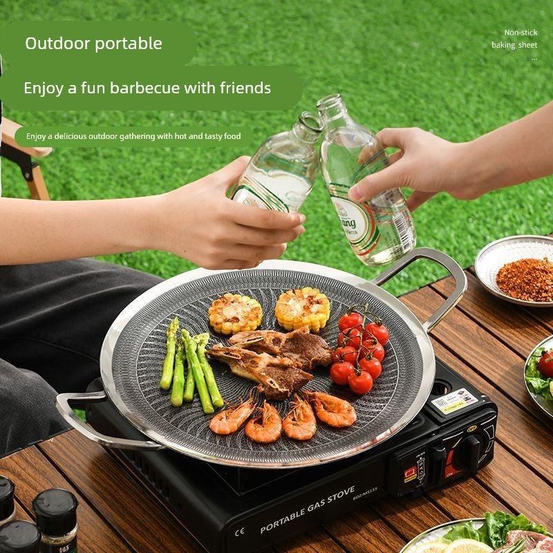 316 Stainless Steel Multifunct - Camping Cooking Pan recension och pris