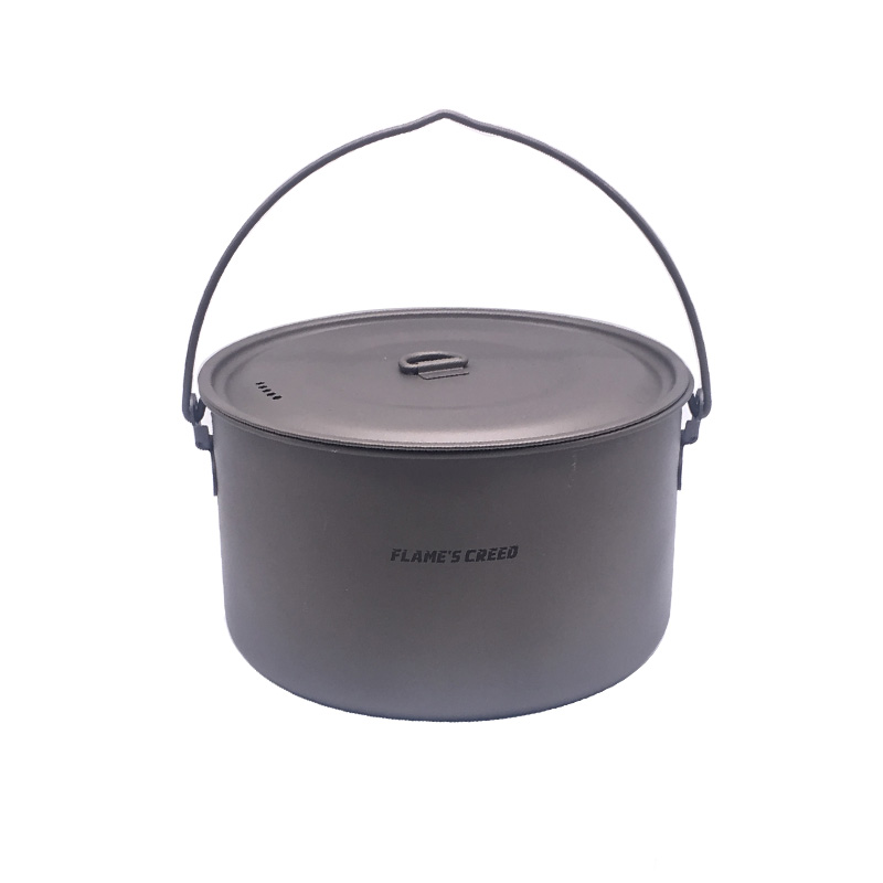 FLAME'S CREED 1100ml 1950ml Ul - Camping Cooking Frying Pan recension och pris