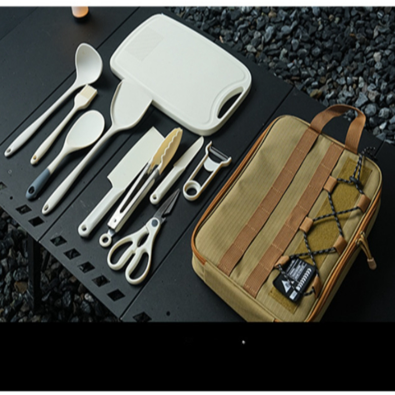 Portable 9Pcs Camping Kitchenw - Camping Cooking And Dining Set recension och pris