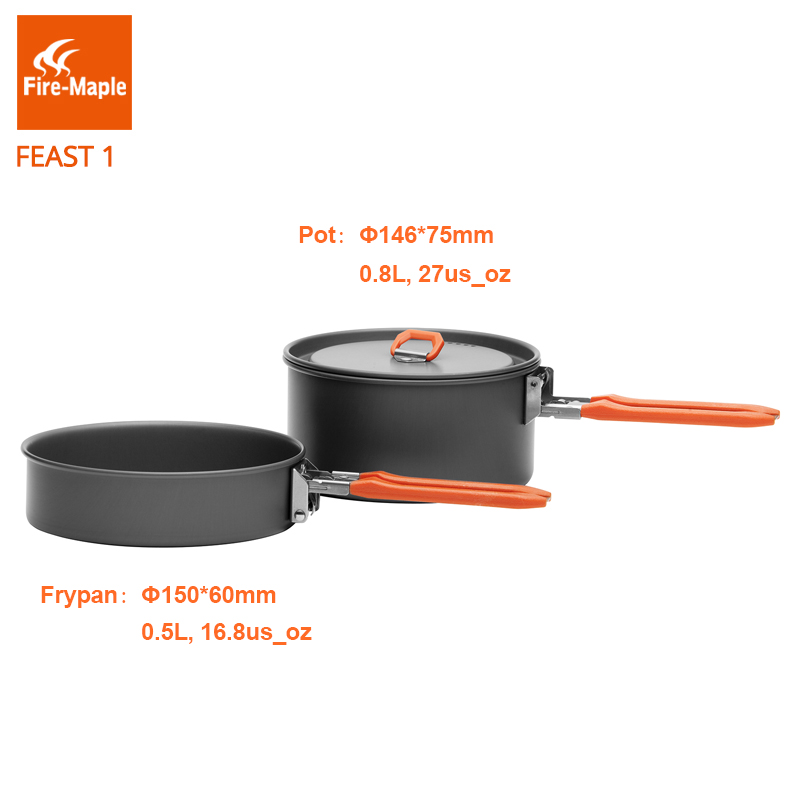 Fire Maple Feast 1 Outdoor Cam - Camping Cooking Pot Set recension och pris