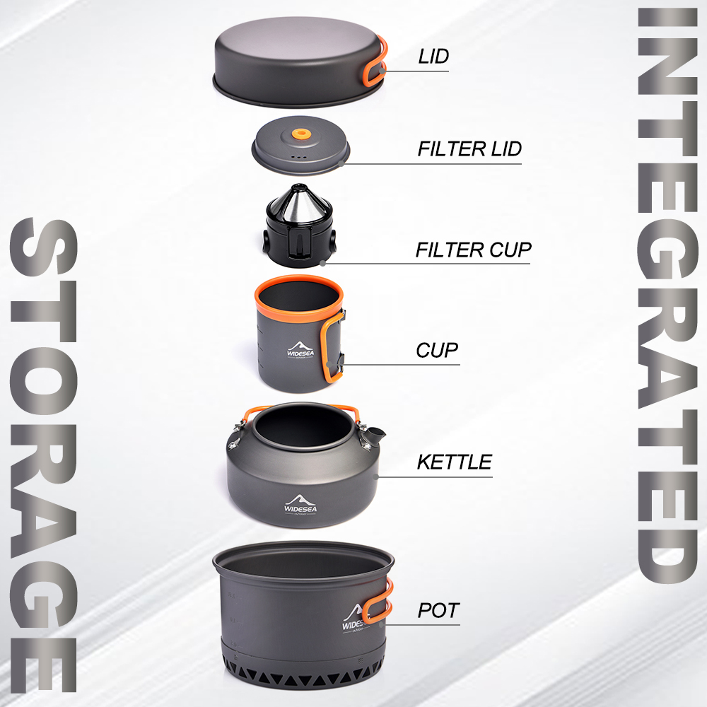 Camping Tableware Outdoor Cook - Camping Cooking Pot Set recension och pris