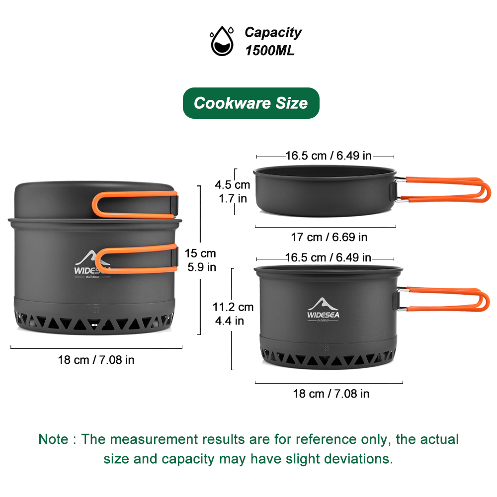 Camping Tableware Outdoor Cook - Camping Cooking Pot Set recension och pris
