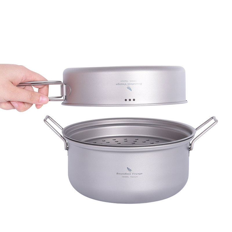 Boundless Voyage Titanium Stea - Camping Cooking Frying Pan recension och pris