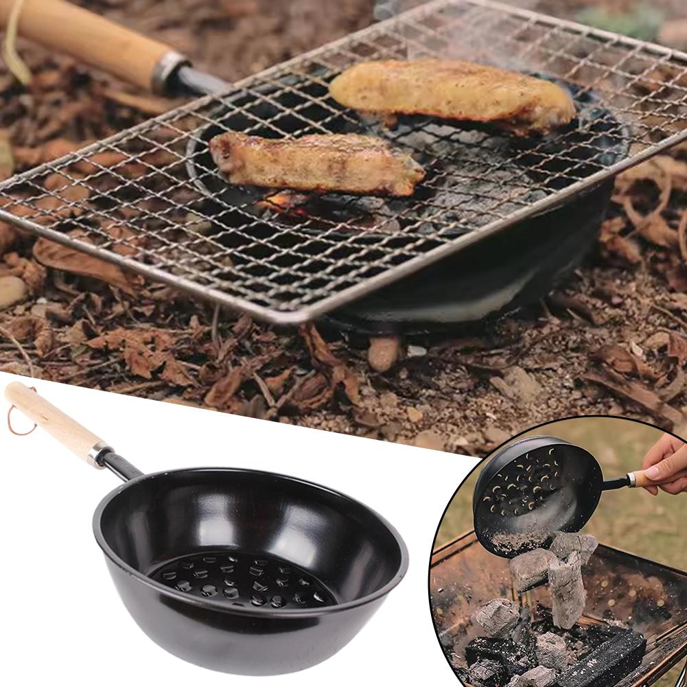Portable Outdoor Stove Charcoa - Camping Cooking Grate recension och pris