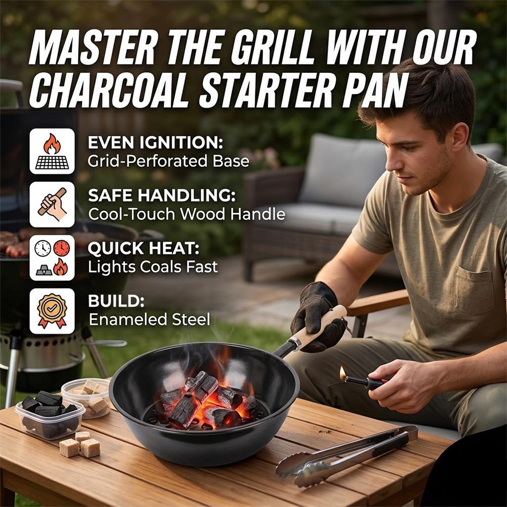 Portable Outdoor Stove Charcoa - Camping Cooking Grate recension och pris