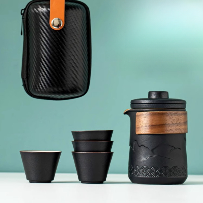 Portable Travel Tea Set One Po - Camping Cooking Gear recension och pris