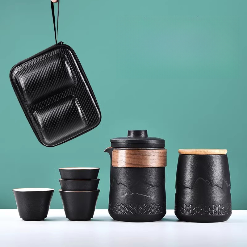 Portable Travel Tea Set One Po - Camping Cooking Gear recension och pris