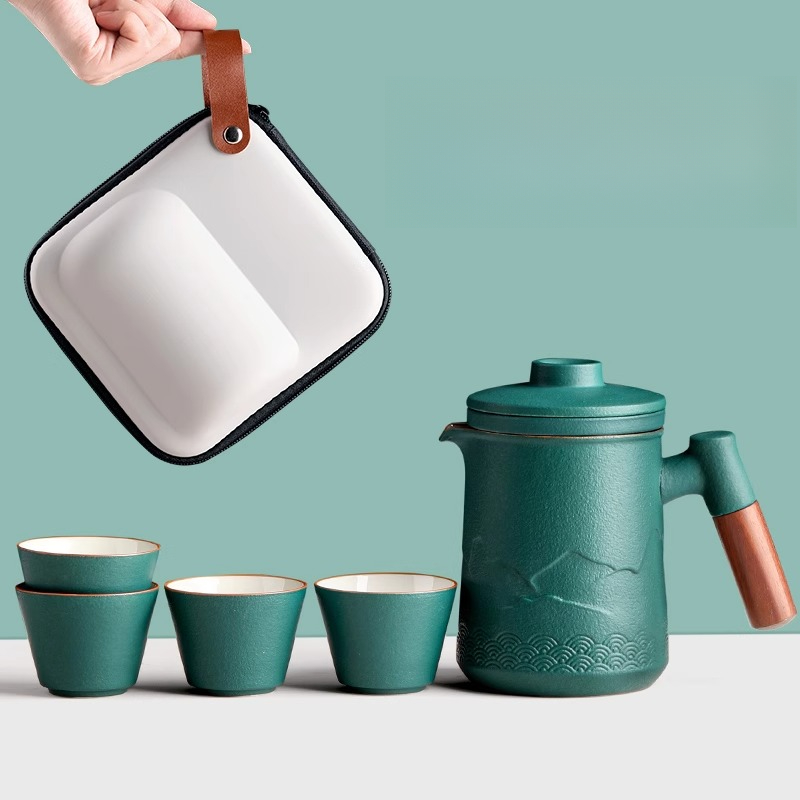 Portable Travel Tea Set One Po - Camping Cooking Gear recension och pris