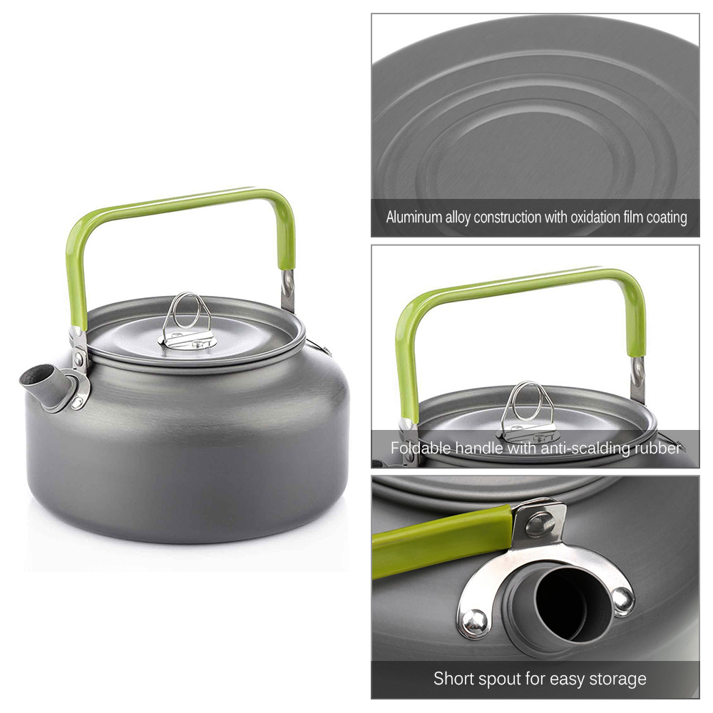 Portable Outdoor Water Kettle  - Camping Cooking Pan recension och pris