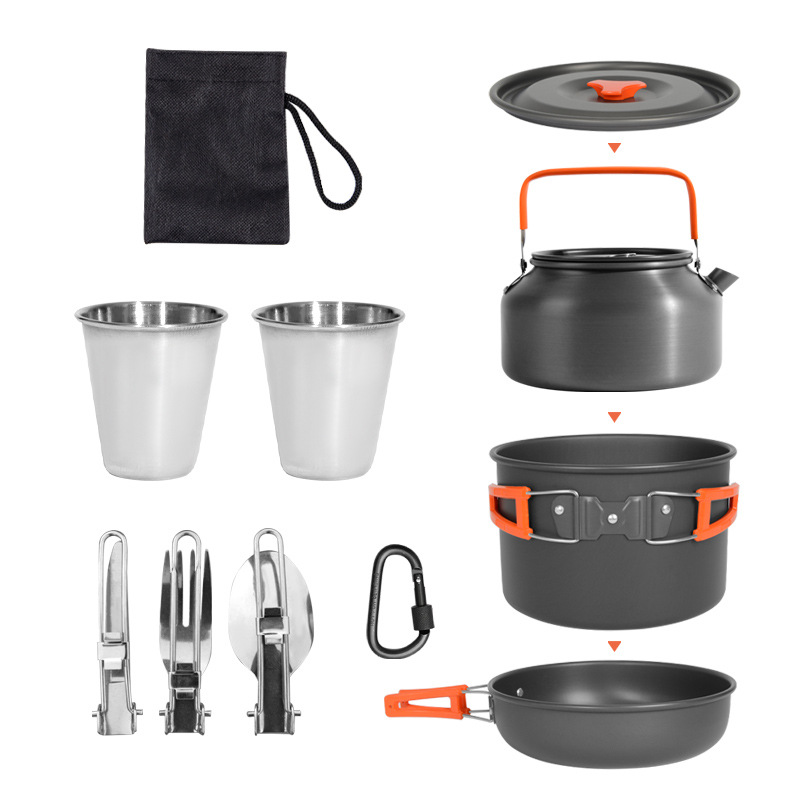 DS-308 Outdoor large capacity  - Camping Cooking Set Ds 308 recension och pris