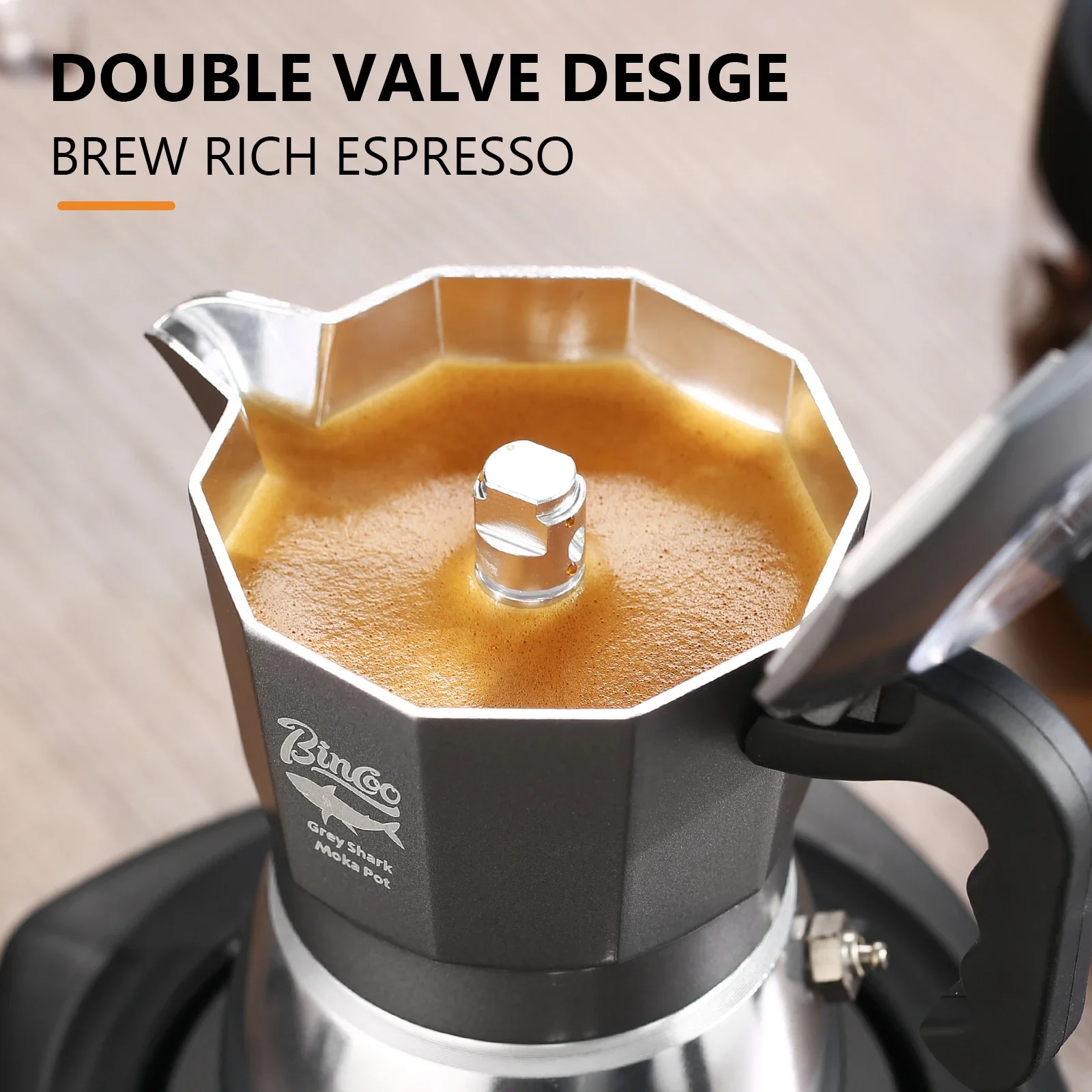 Bincoo 2 Cups Double Valve Mok - Camping Cooking Gear recension och pris
