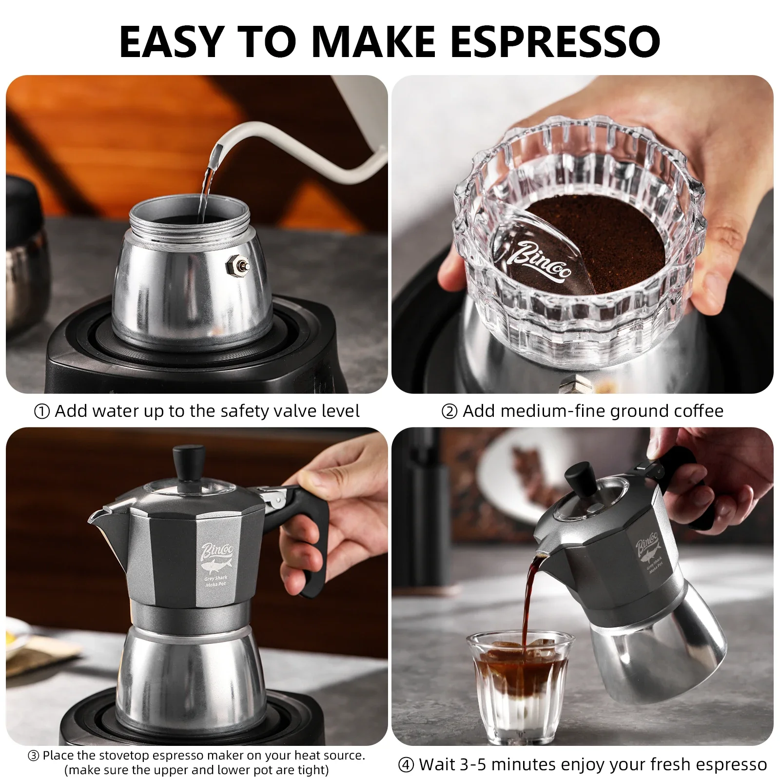 Bincoo 2 Cups Double Valve Mok - Camping Cooking Gear recension och pris