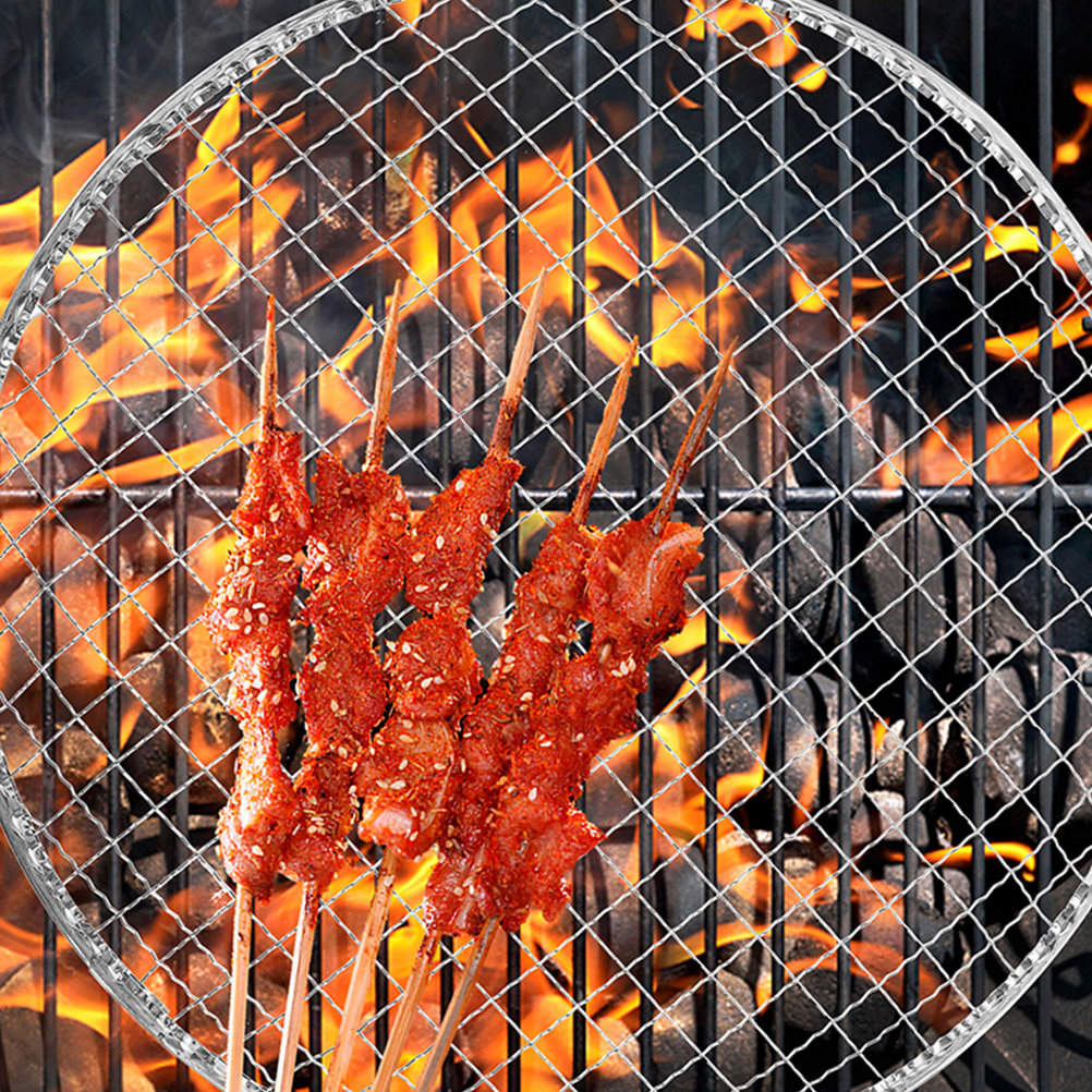 10Pcs Bbq Grill Mesh Fire Pit  - Camping Cooking Grate recension och pris