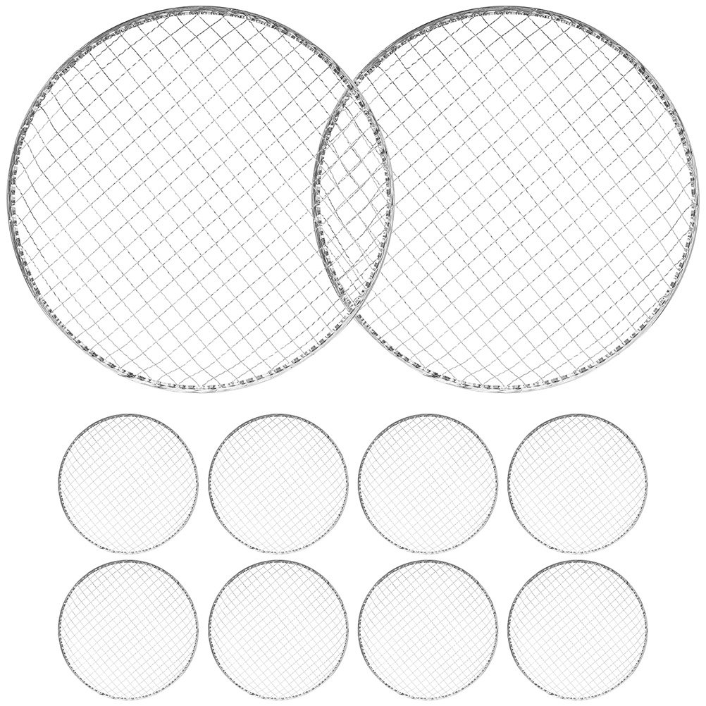 10Pcs Bbq Grill Mesh Fire Pit  - Camping Cooking Grate recension och pris