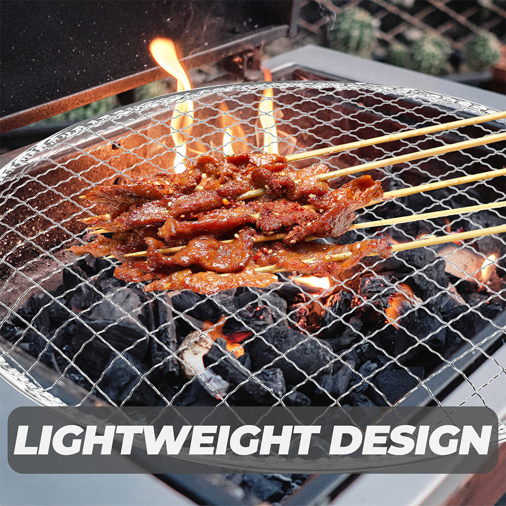 10Pcs Bbq Grill Mesh Fire Pit  - Camping Cooking Grate recension och pris