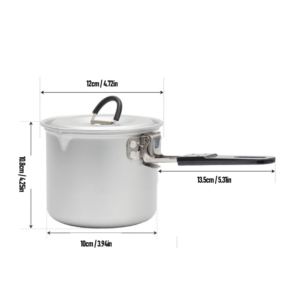 Camping Cooking Pot, 770ml Por - Camping Cooking Pot Set recension och pris