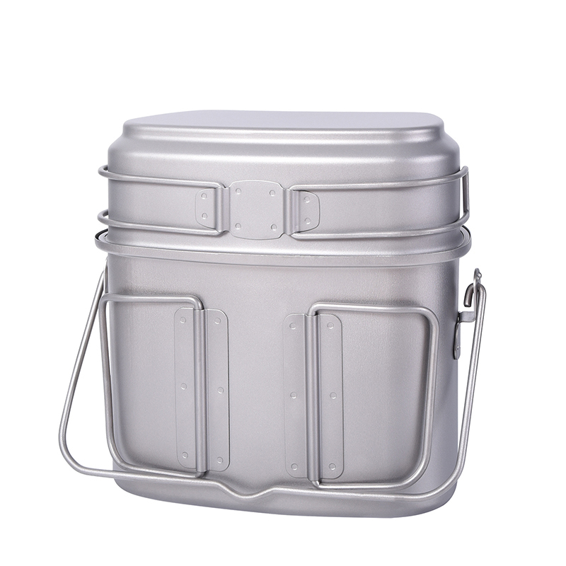 1.5L Outdoor Military Canteen  - Camping Cooking Kit Box recension och pris