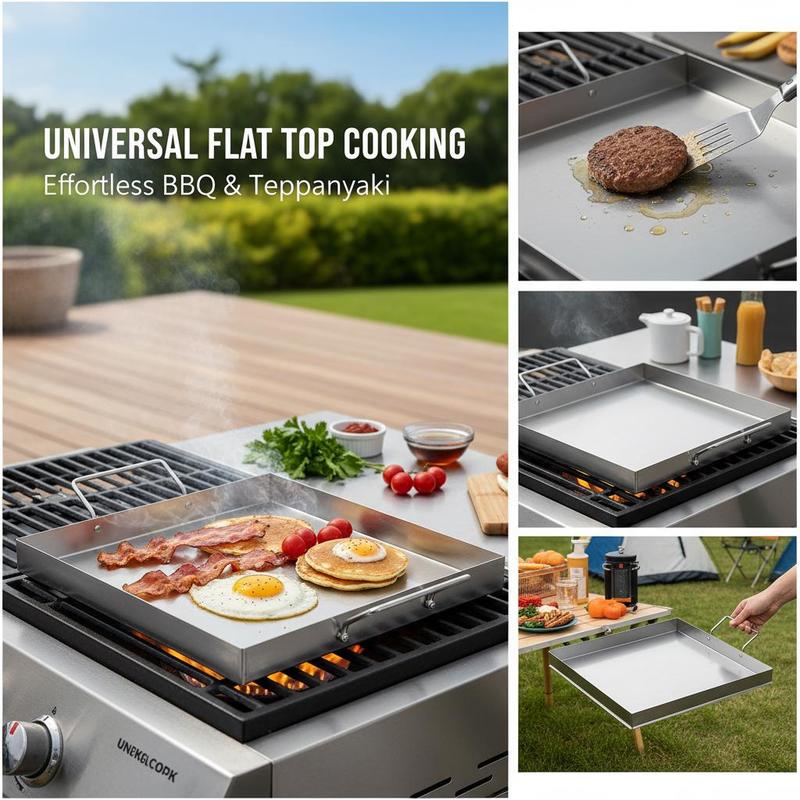 Universal Flat Top Griddle 18x - Camping Cooking Pan recension och pris