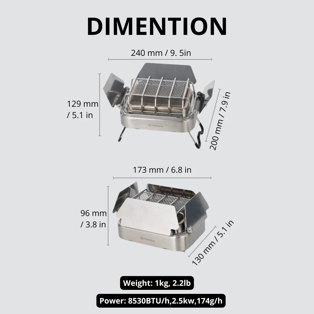 Fire-Maple Sunflower X Gas Cam - Camping Cooking Drawer recension och pris