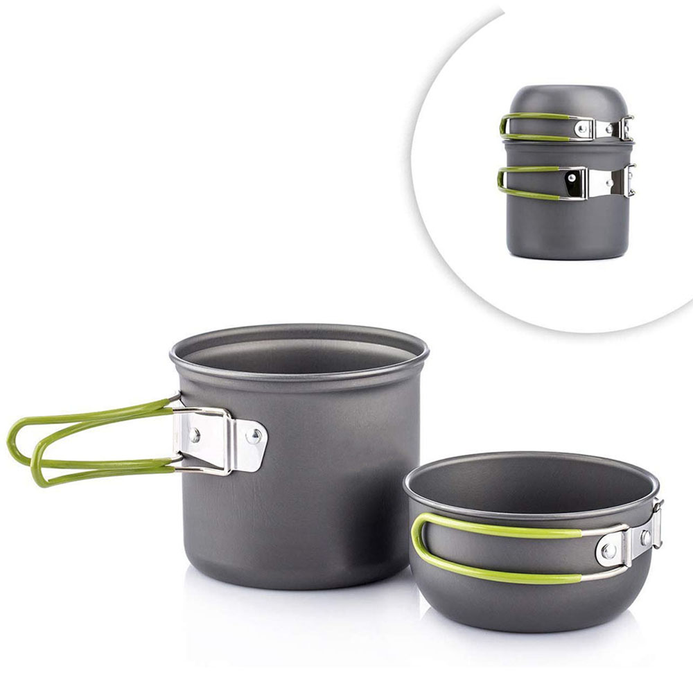 Ultralight Camping Pots Cookwa - Camping Cooking Pot Set recension och pris