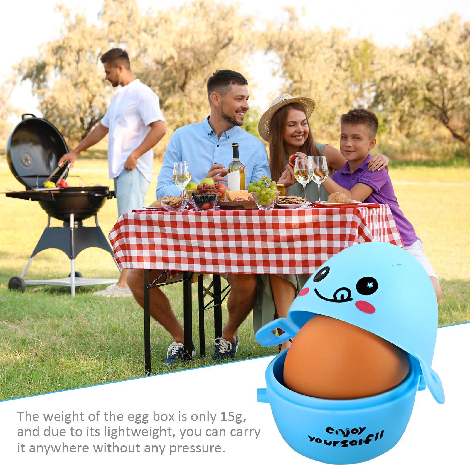 Camping Egg Holder Cartoon Egg - Camping Cooking Utensil Holder recension och pris
