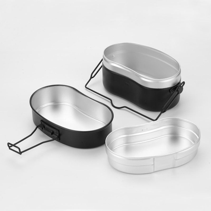 Aluminum Lunch Box Cookware Ou - Camping Cooking Kit Box recension och pris