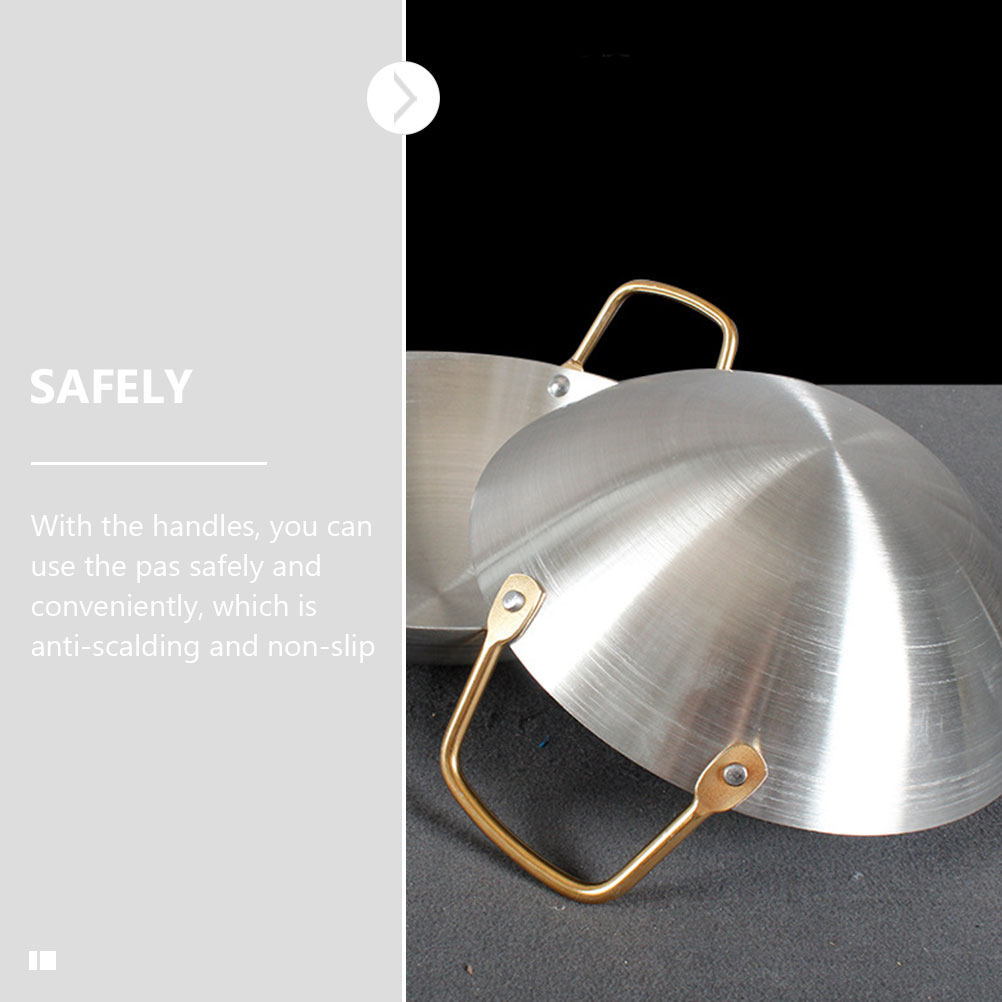 Stainless Steel Dry Pot Double - Camping Cooking Frying Pan recension och pris