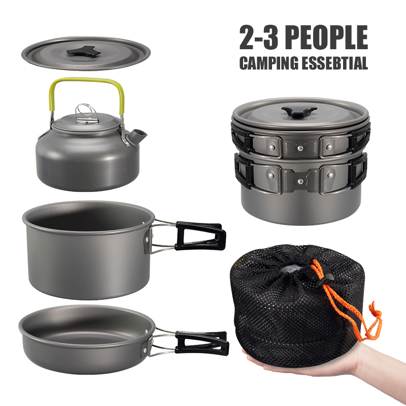 WESTTUNE Camping Cookware Kit  - Camping Cooking Pot Set recension och pris