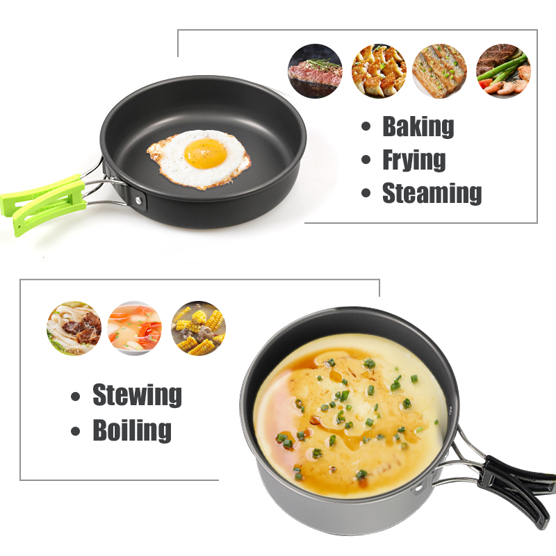WESTTUNE Camping Cookware Kit  - Camping Cooking Pot Set recension och pris