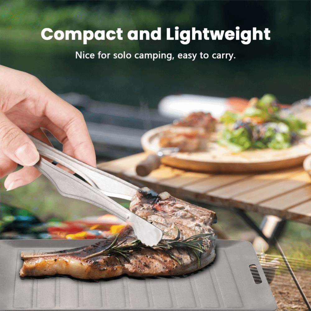 Durable Titanium Camping Grill - Camping Cooking Pan recension och pris