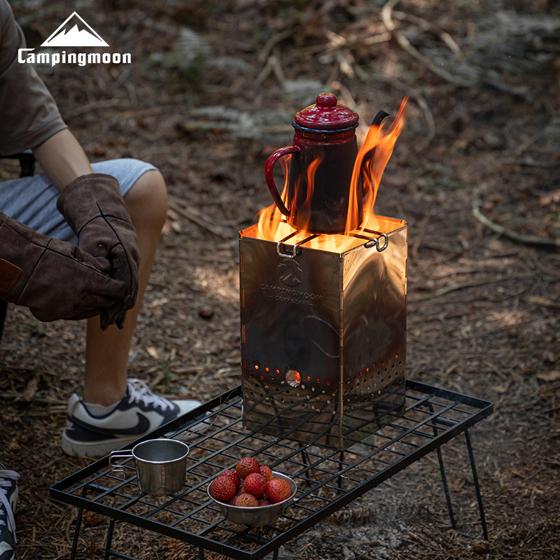 MT-18 CAMPINGMOON Foldable Por - Camping Cooking Burner recension och pris